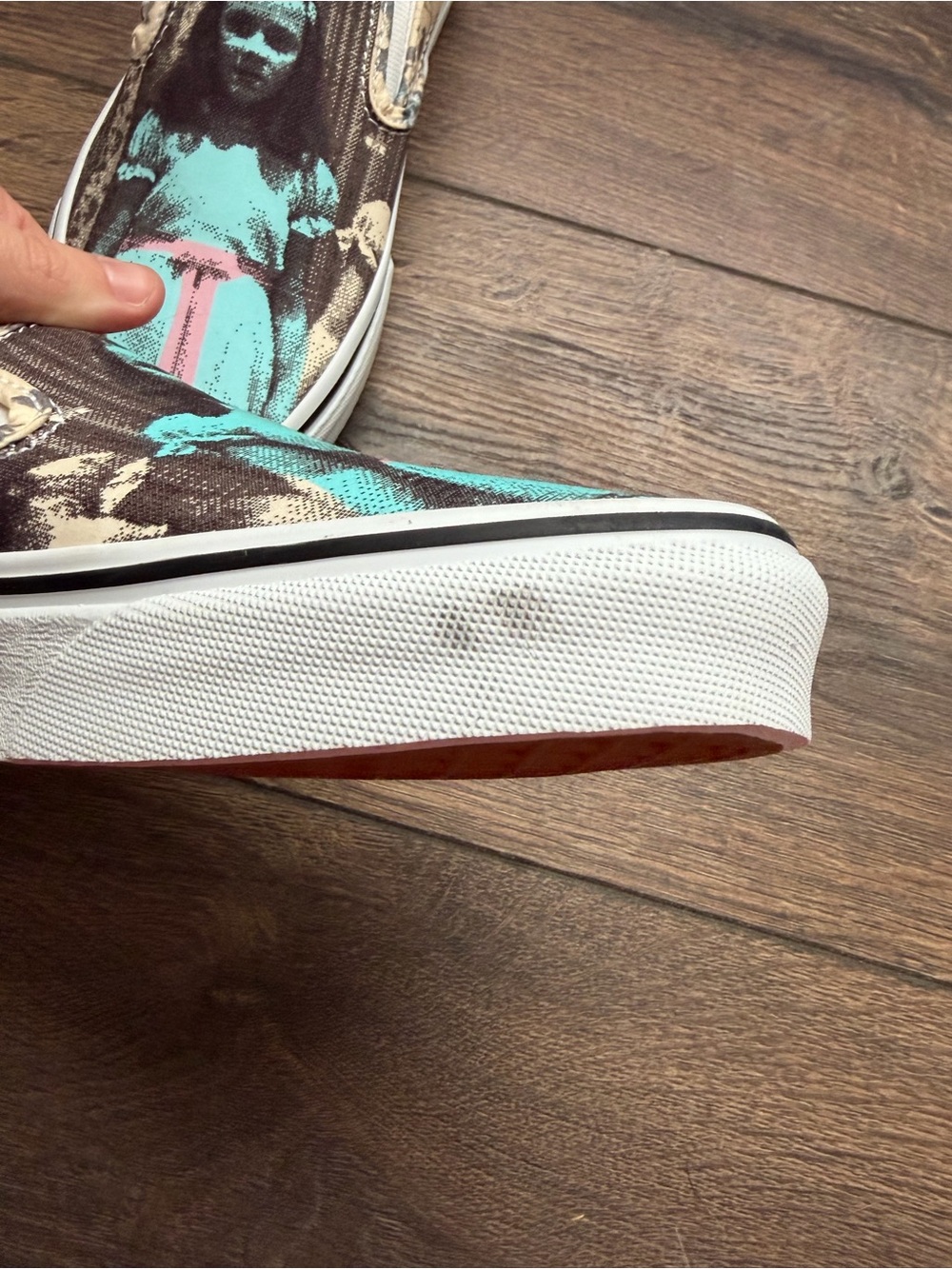 Vans X House Of Terror 'The Shining' Twins Slip On Women’s 7 Horror Shoe - Picture 6 of 7